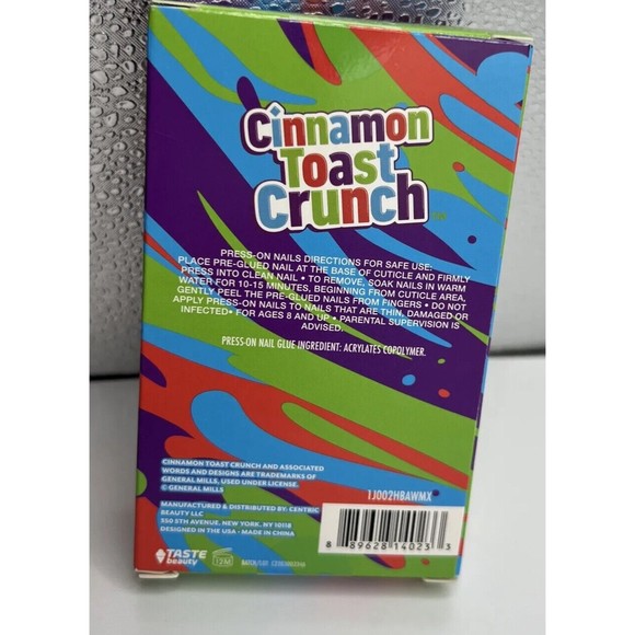 Cinnamon Toast Crunch Press On Nails - Picture 2 of 2